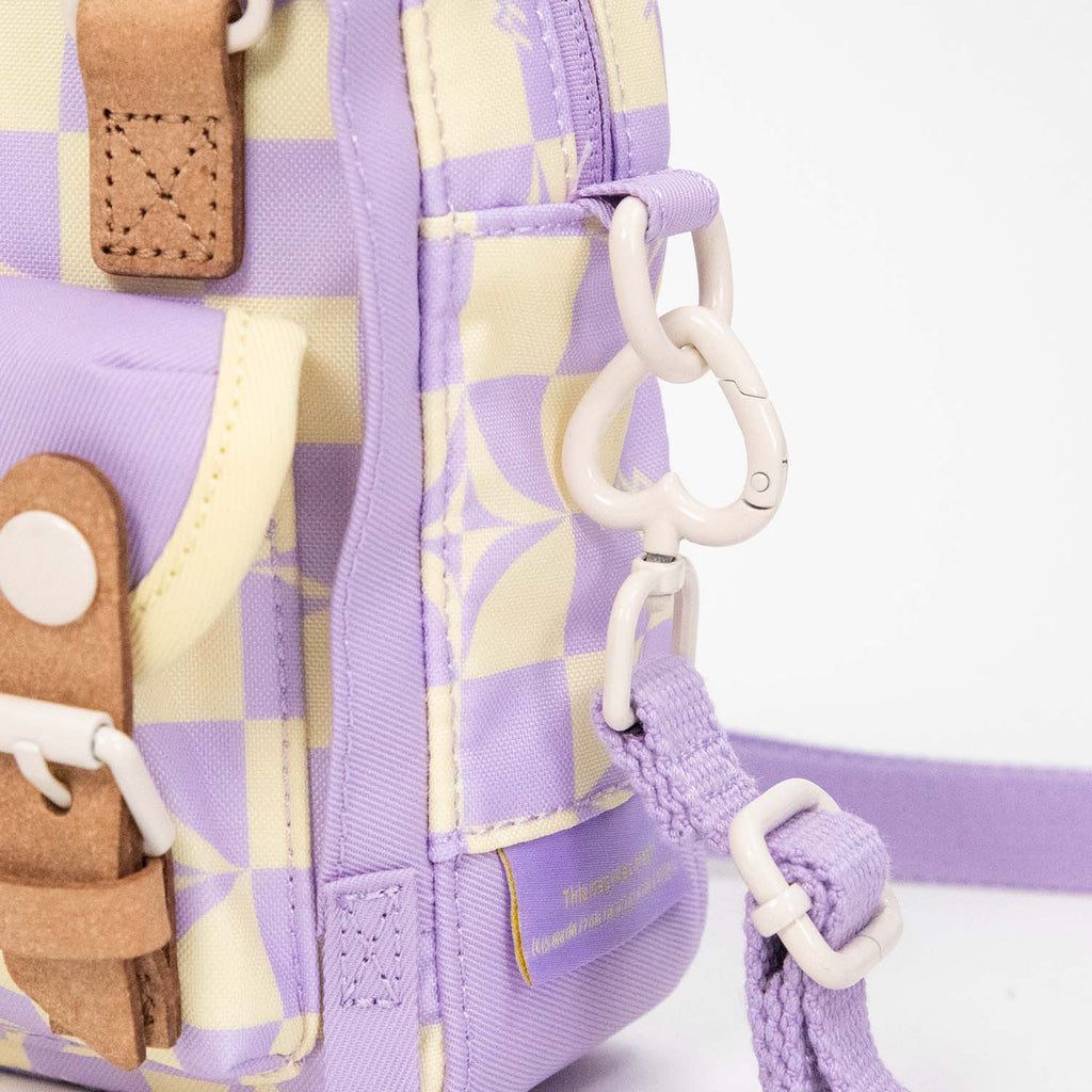 Macaroon Tiny Kaleido Series - Mushroom Checked