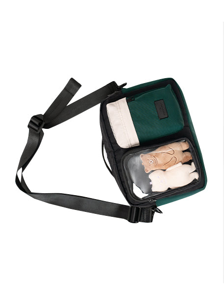 Satchel Lucent Series - Black x Slate Green