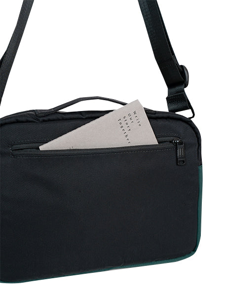 Satchel Lucent Series - Black x Slate Green