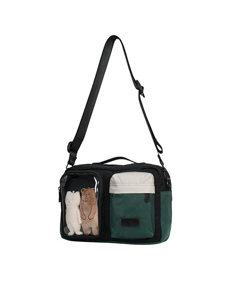 Satchel Lucent Series - Black x Slate Green