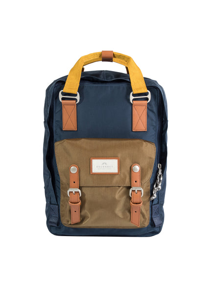 MACAROON GLOSSY BLOCKING Navy x Khaki Doughnut Philippines