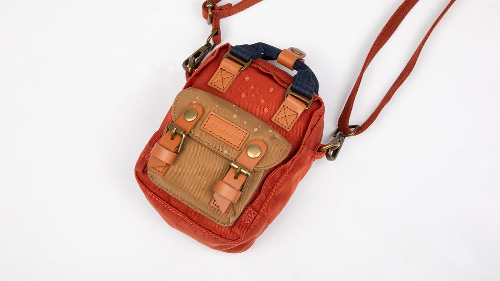 MACAROON TINY EARTH TONE SERIES Washed Denim x Nautical