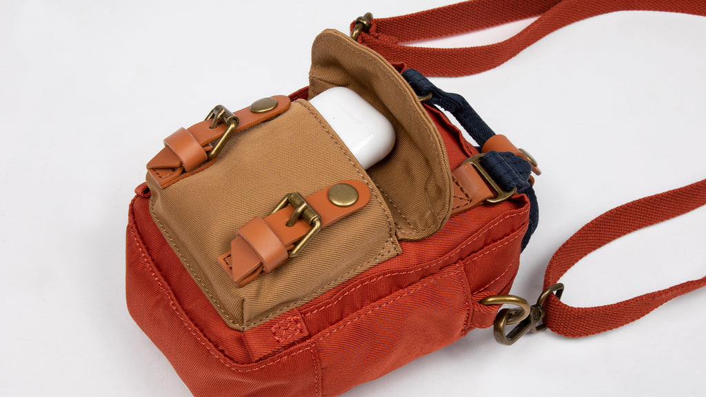 MACAROON TINY EARTH TONE SERIES Washed Denim x Nautical