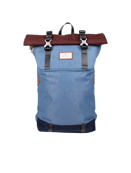 CHRISTOPHER EARTH TONE SERIES Blue Gray x Maroon
