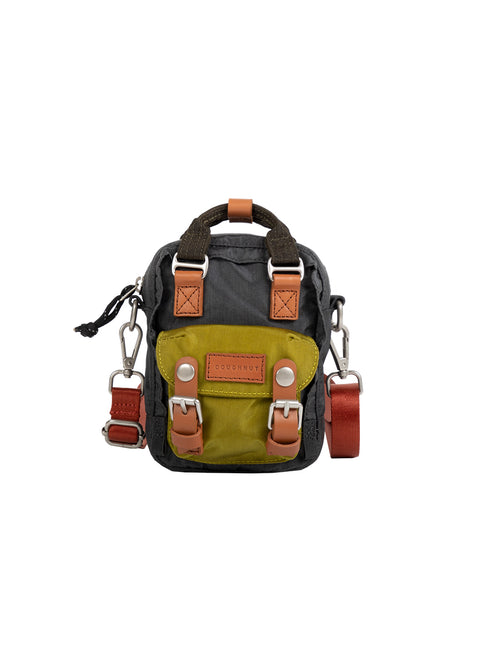 MACAROON TINY GLOSSY BLOCKING SERIES Charcoal x Grassy