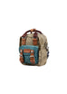 MACAROON TINY GLOSSY BLOCKING Beige x Teal