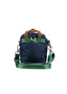 MACAROON TINY GLOSSY BLOCKING Navy x Mustard